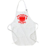 San Francisco Football EST 1946 Vintage Style Full-Length Apron With Pockets
