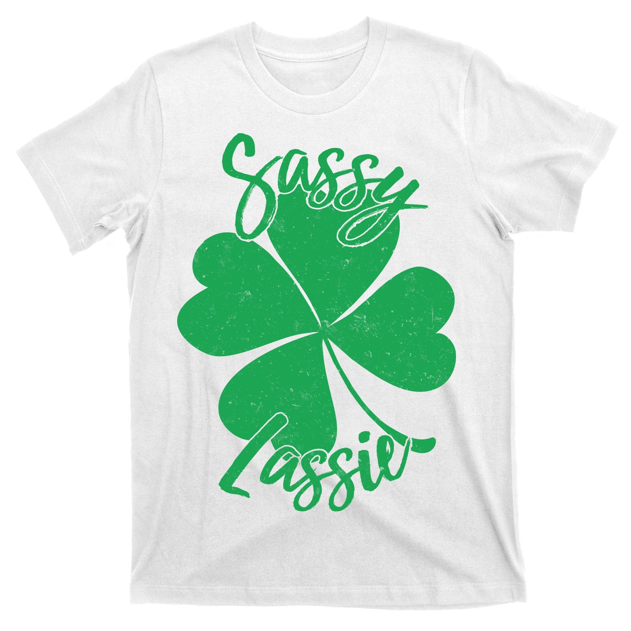 Sassy Lassie Irish Clover St. Patrick's Day T-Shirt