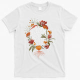 Subtle Anti Trump 8647 Flower Boho Style Liberal Floral T-Shirt