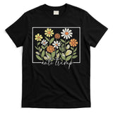 Subtle Anti Trump Floral Flower Democrat President Liberal T-Shirt