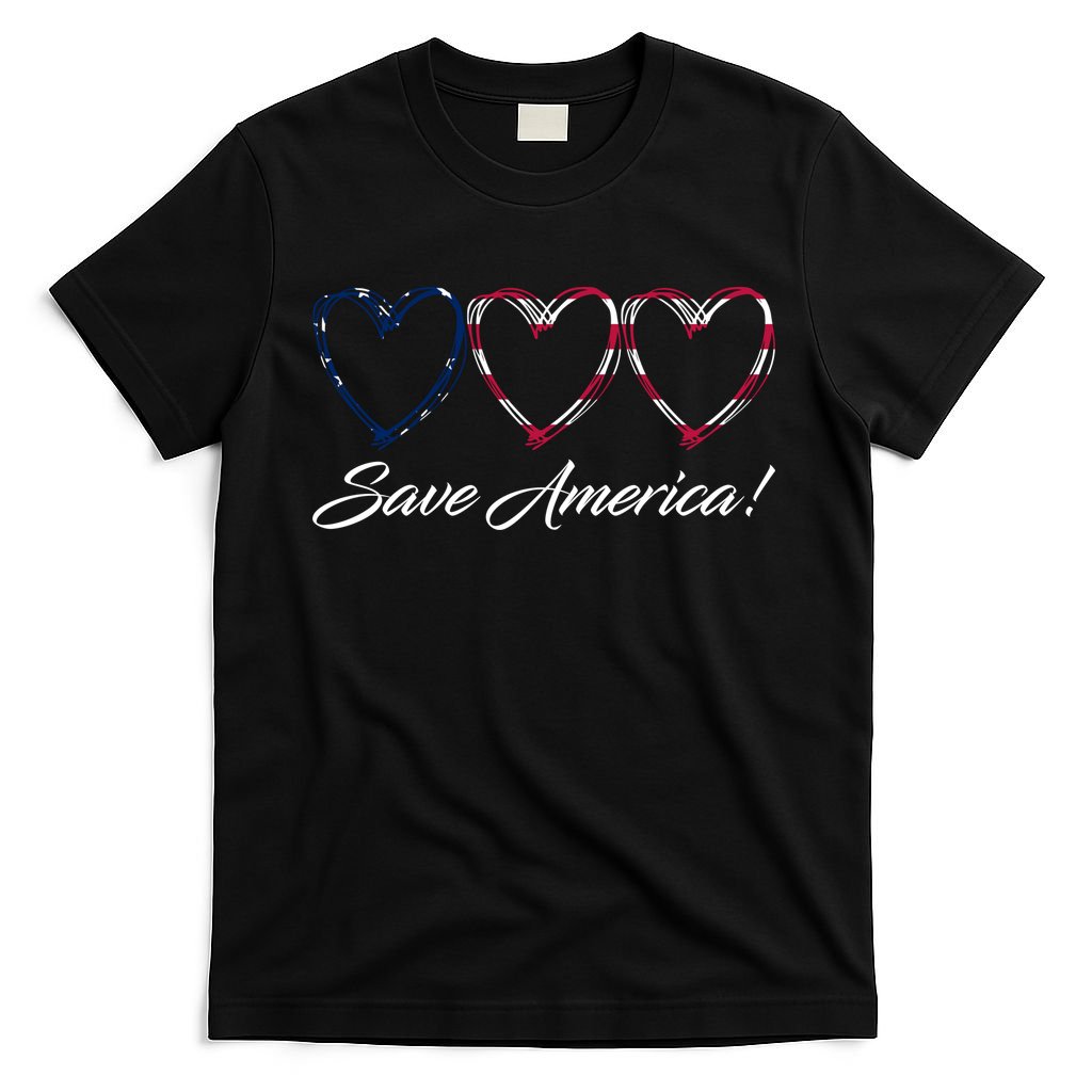 Save America USA Heart T-Shirt