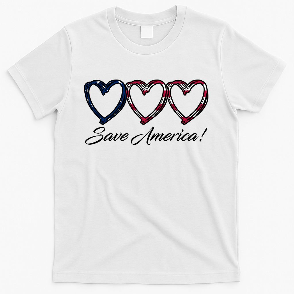 Save America USA Heart T-Shirt