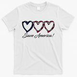 Save America USA Heart T-Shirt