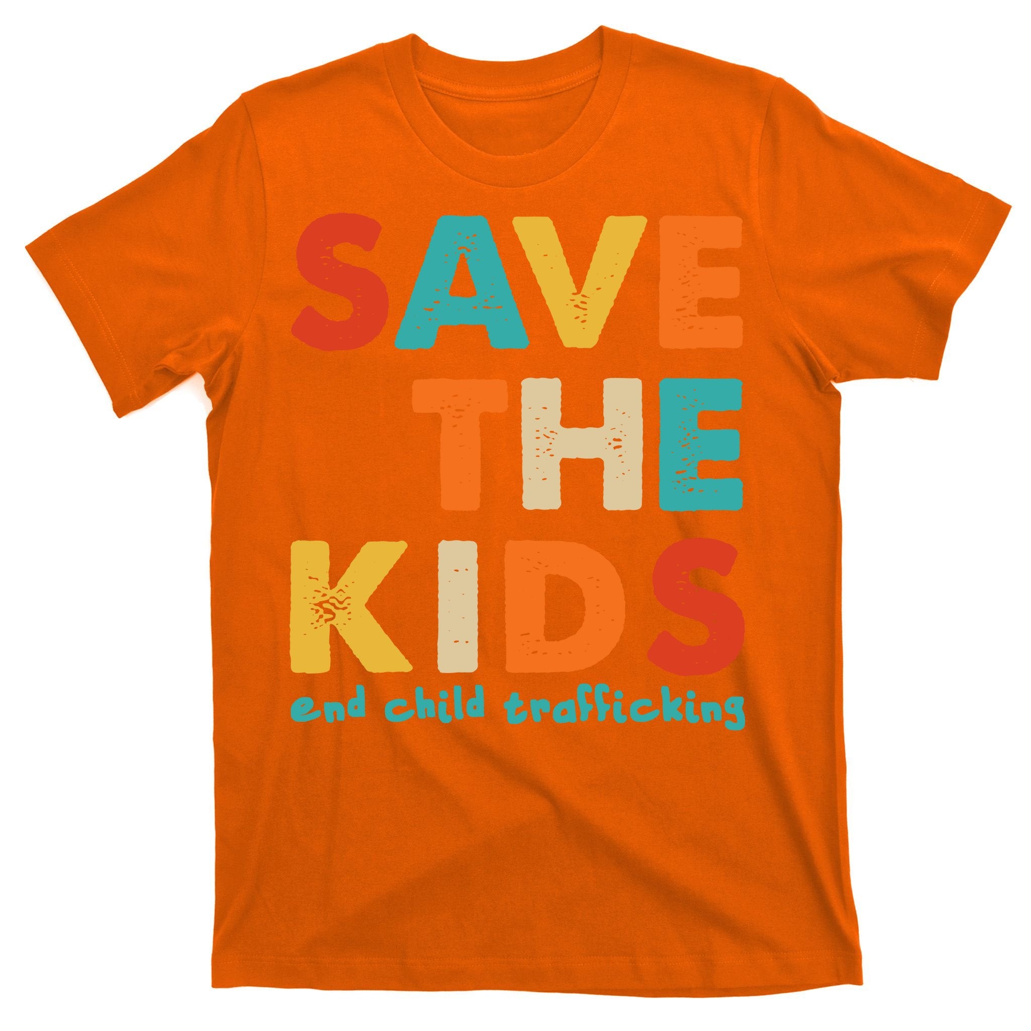 Save the Kids End Child Trafficking  T-Shirt