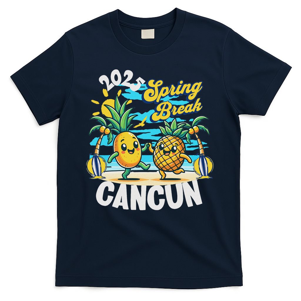 Spring Break Cancun 2025 Family Vacay Souvenir Summer 2025 T-Shirt
