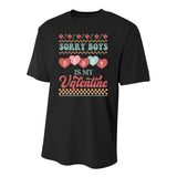 Sorry Boy Daddy Is My Valentine Youth Performance Sprint T-Shirt