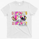 School Bus Driver Out For Summer Tie Dye Sunglasses T-Shirt