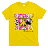 School Bus Driver Out For Summer Tie Dye Sunglasses T-Shirt