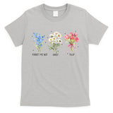 Subtle Boho Flowers Anti Trumpp  T-Shirt