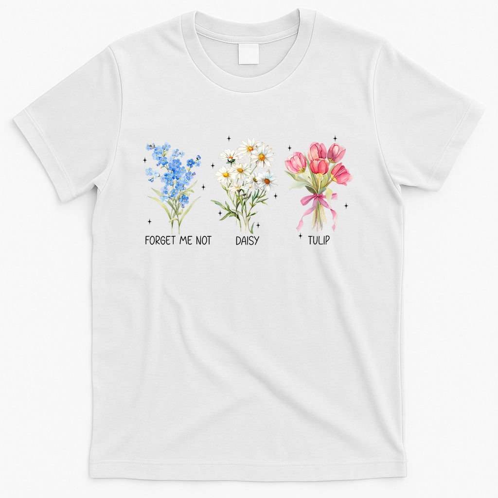 Subtle Boho Flowers Anti Trumpp  T-Shirt