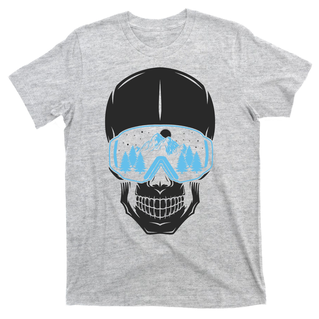 Ski Boarding Skull T-Shirt