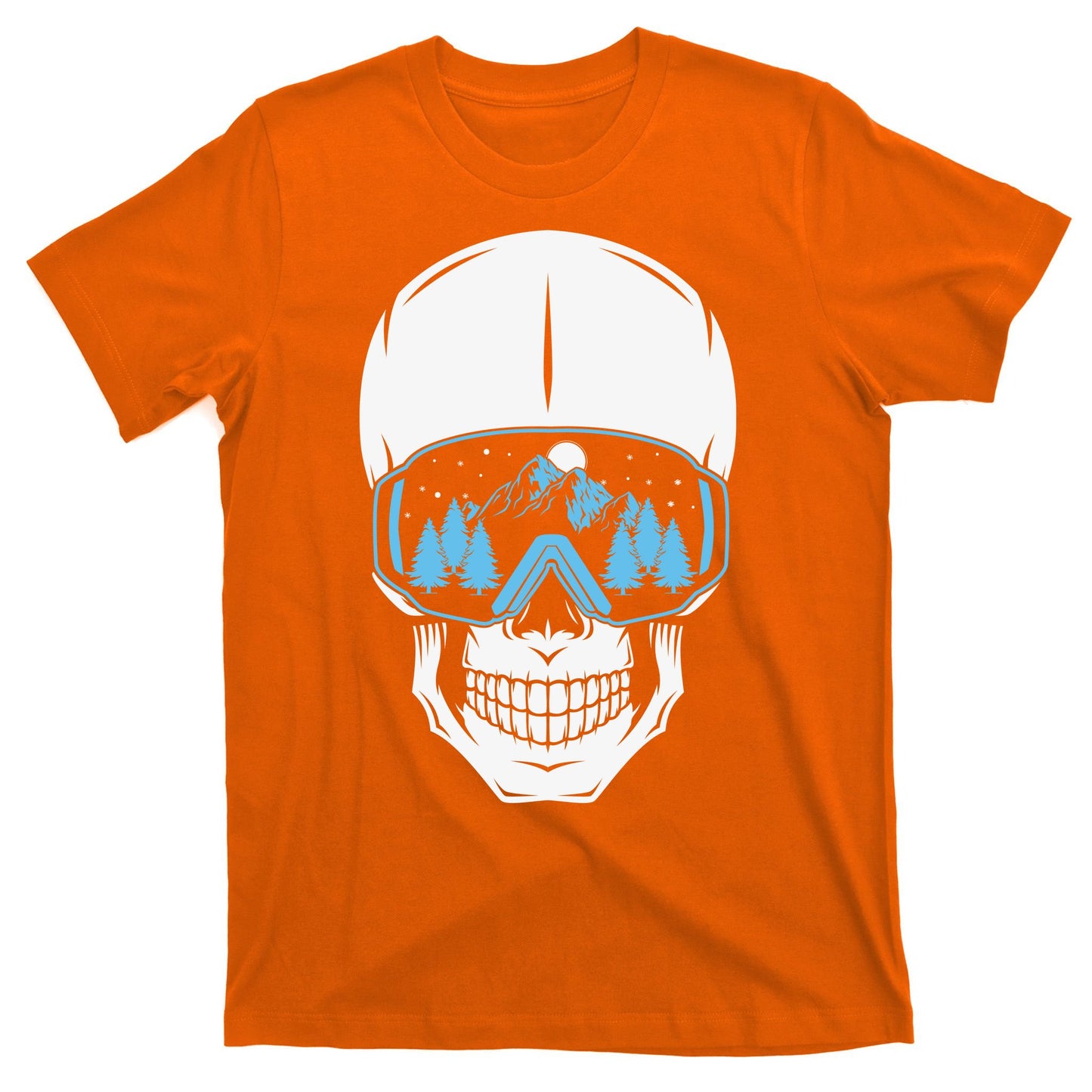 Ski Boarding Skull T-Shirt