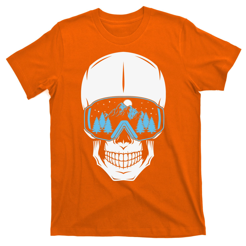 Ski Boarding Skull T-Shirt