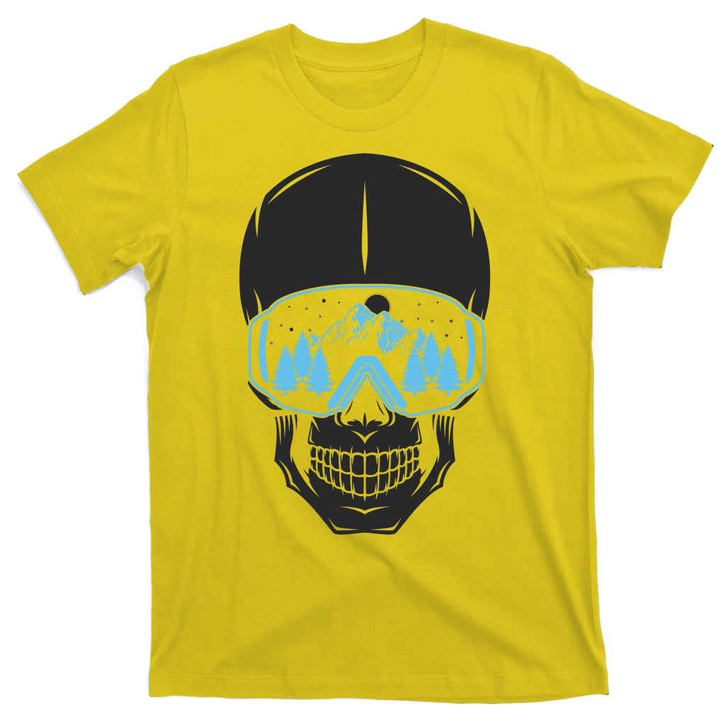 Ski Boarding Skull T-Shirt