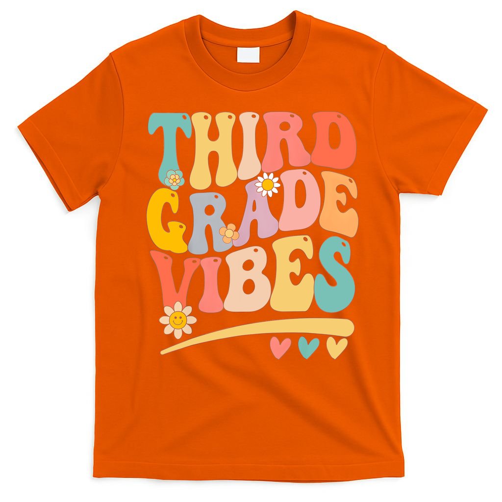 Third Grade Vibes For Girl Boy 3rd Grade Teacher T-Shirt