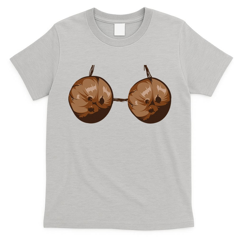 Summer Coconut Bra Halloween Costume Funny Outfit Gift T-Shirt