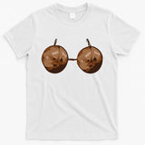 Summer Coconut Bra Halloween Costume Funny Outfit Gift T-Shirt
