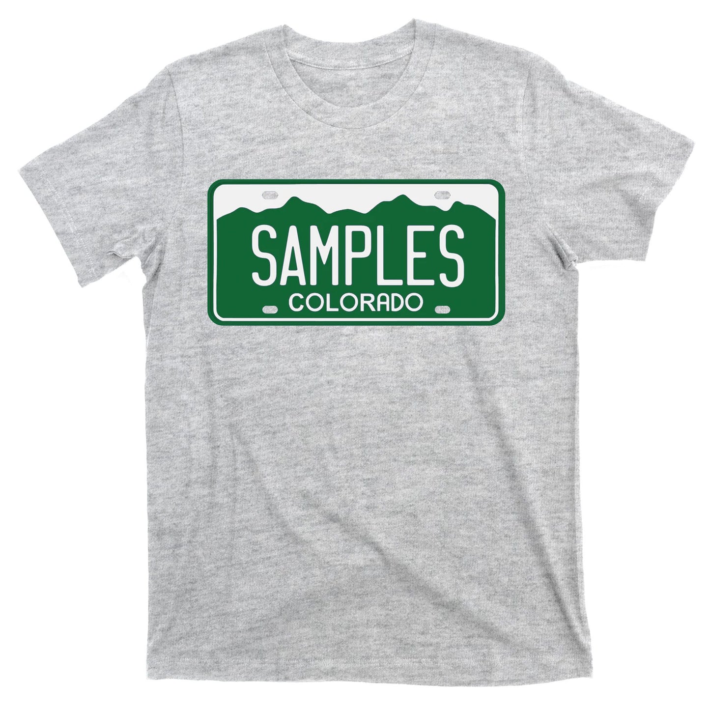 Samples Colorado License Plate T-Shirt