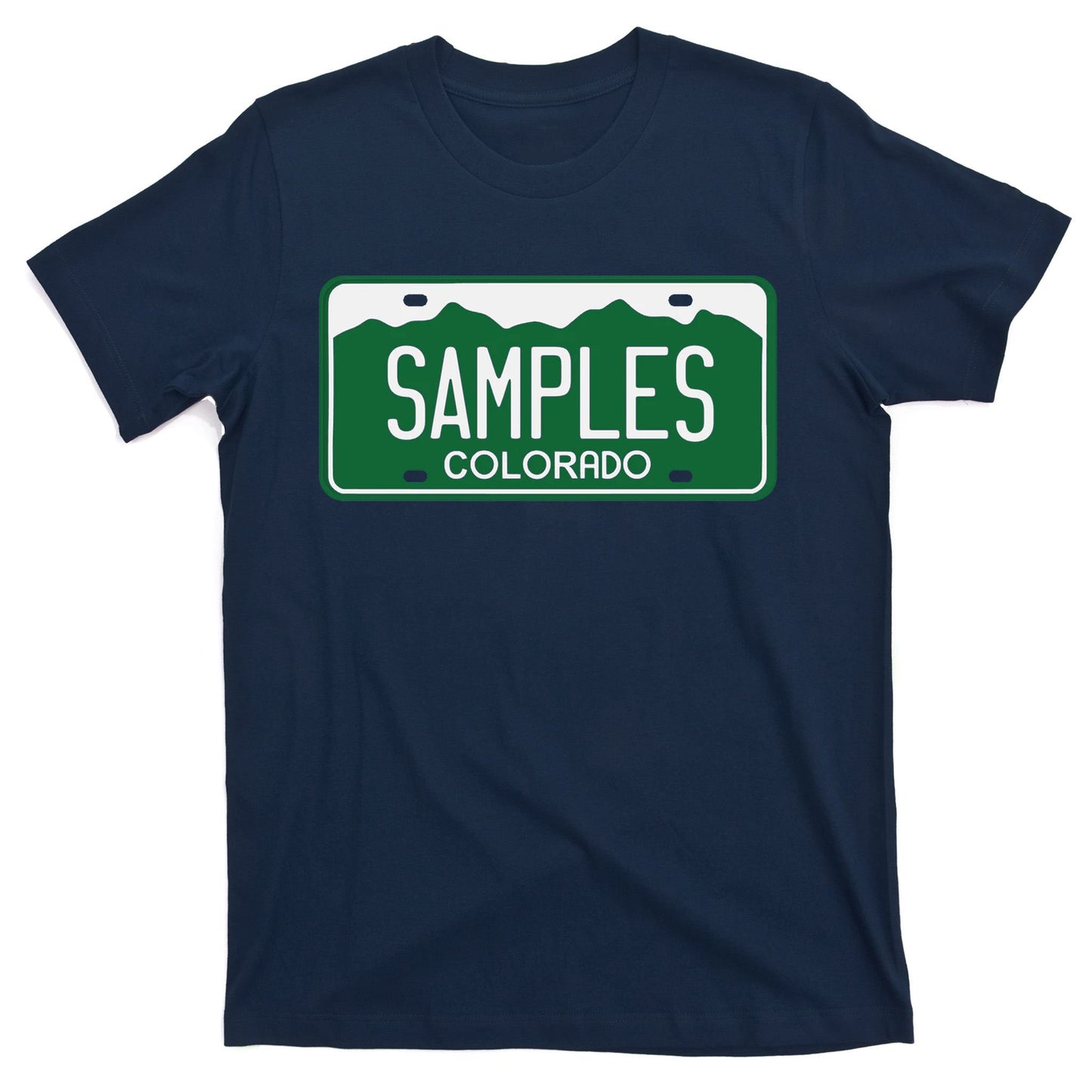 Samples Colorado License Plate T-Shirt