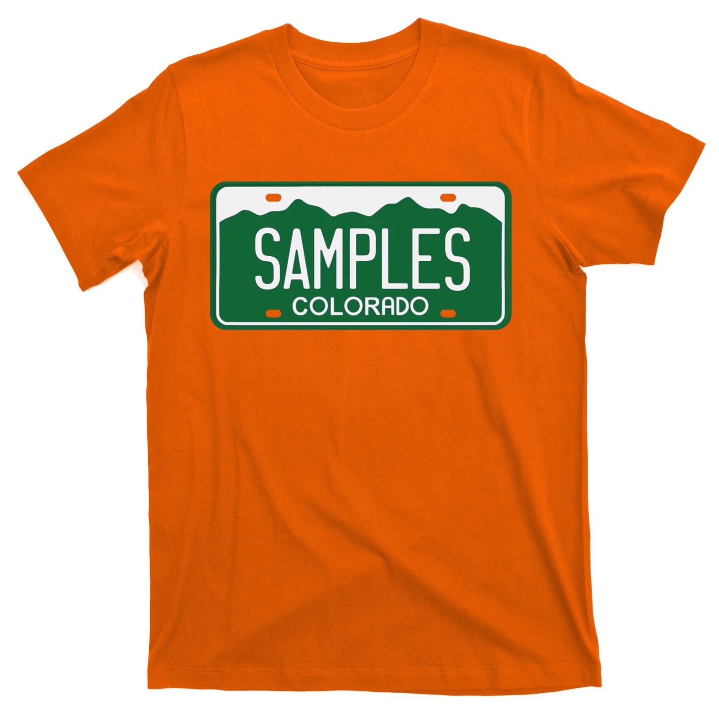 Samples Colorado License Plate T-Shirt