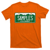 Samples Colorado License Plate T-Shirt