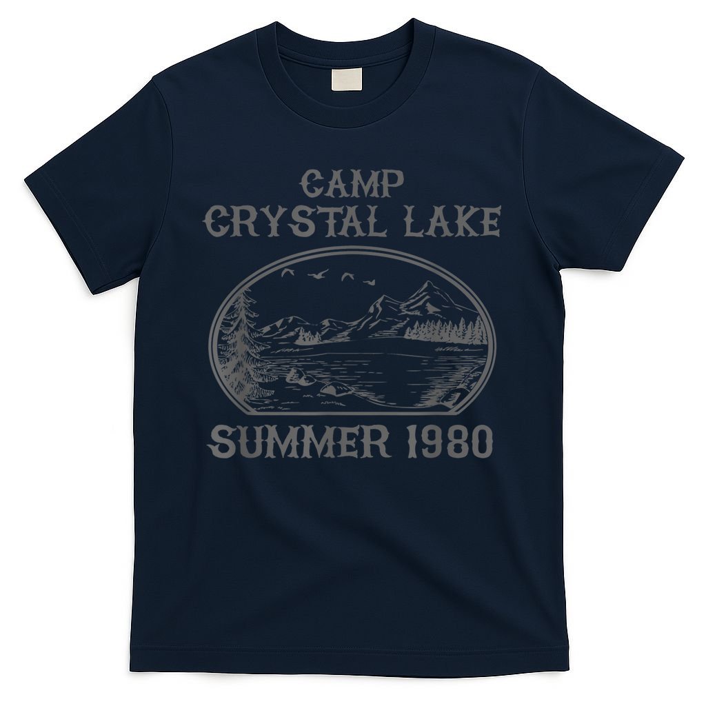 Summer Camp Retro 1980 Crystal Clear Lake Halloween Friday T-Shirt