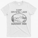 Summer Camp Retro 1980 Crystal Clear Lake Halloween Friday T-Shirt