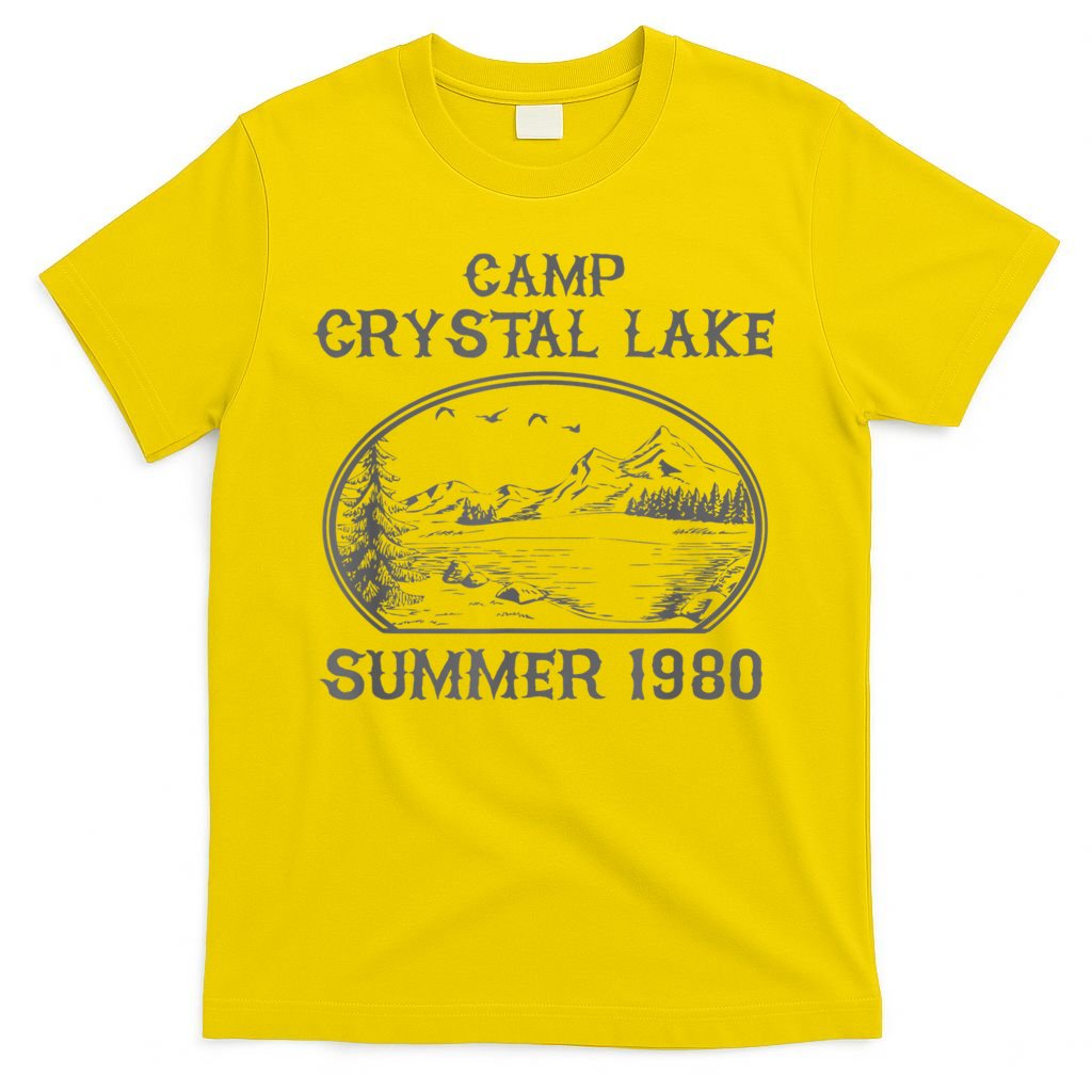 Summer Camp Retro 1980 Crystal Clear Lake Halloween Friday T-Shirt