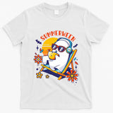 Summerween Cute Spooky Summer Ghost Halloween Lover T-Shirt
