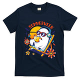Summerween Cute Spooky Summer Ghost Halloween Lover T-Shirt