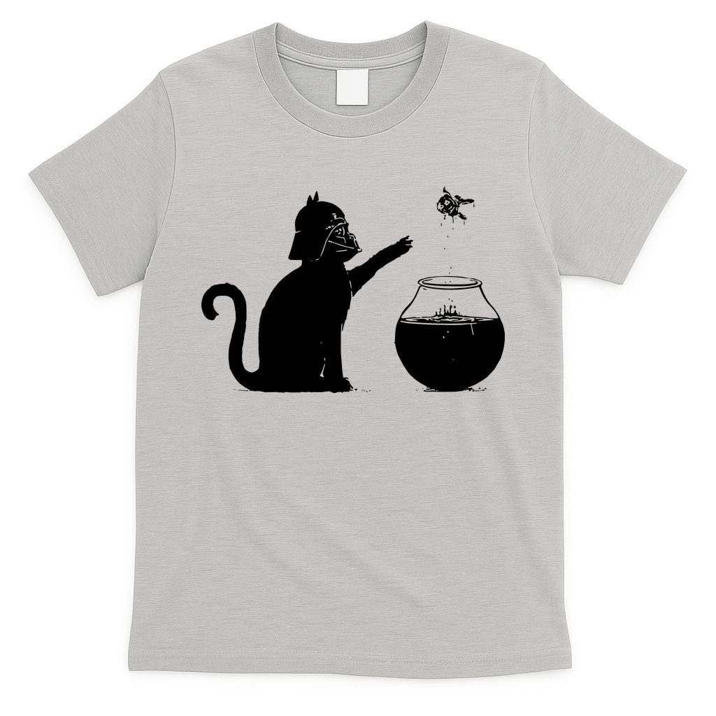 Cat And Fish Bow Parody T-Shirt