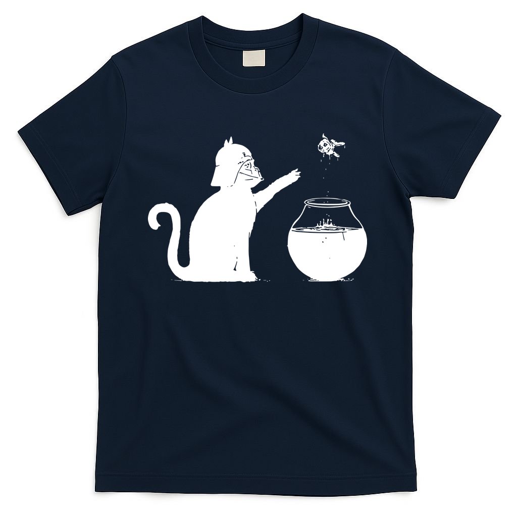 Cat And Fish Bow Parody T-Shirt