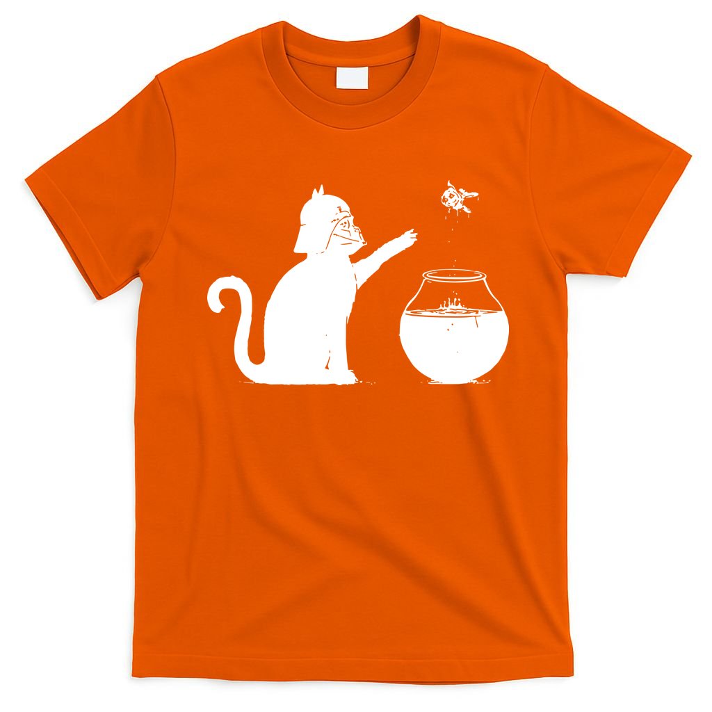 Cat And Fish Bow Parody T-Shirt