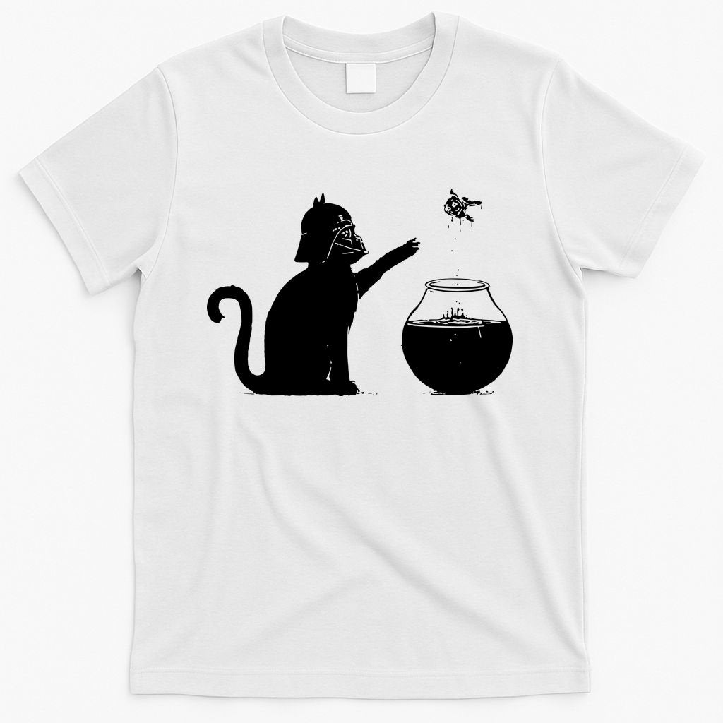Cat And Fish Bow Parody T-Shirt