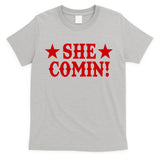 She Comin! Western Cowboy Cowgirl T-Shirt