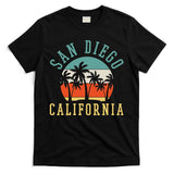 San Diego California Summer Vacation Retro T-Shirt