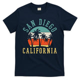 San Diego California Summer Vacation Retro T-Shirt