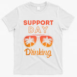 Support Day Drinking Funny Summer Beach Vacation T-Shirt