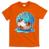 Soccer Drip Ice Cream Drip With Sprinkles Summer T-Shirt