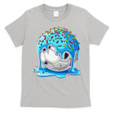 Soccer Drip Ice Cream Drip With Sprinkles Summer T-Shirt