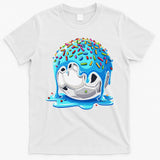 Soccer Drip Ice Cream Drip With Sprinkles Summer T-Shirt