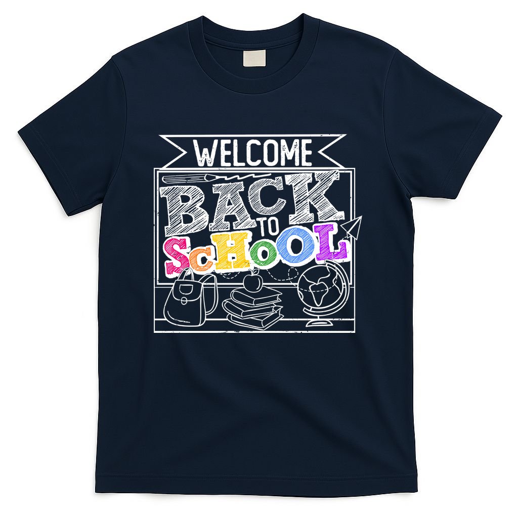Sketchy Doodle Welcome Back To School T-Shirt
