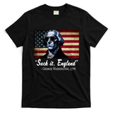 SUCKIT ENGLAND Funny 4th Of July George Washington 1776 T-Shirt