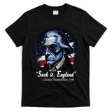 SUCKIT ENGLAND Funny 4th Of July George Washington 1776 T-Shirt