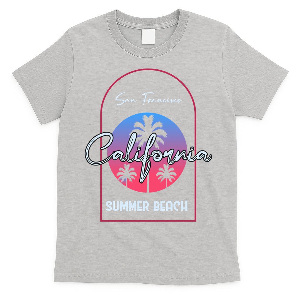 San Francisco California Summer Beach T-Shirt
