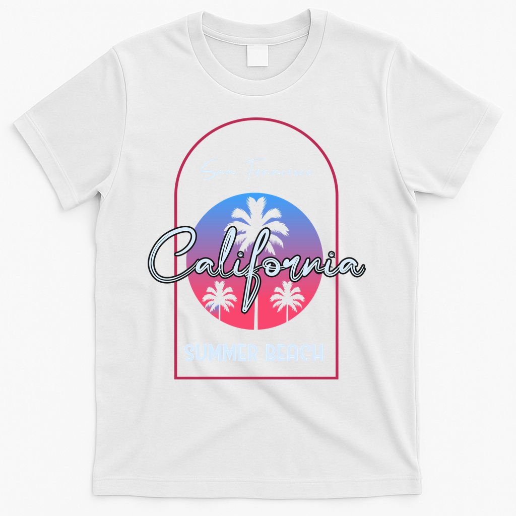 San Francisco California Summer Beach T-Shirt