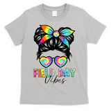 School Field Day Fun Tie Dye Field Day 2025 Girl T-Shirt