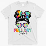 School Field Day Fun Tie Dye Field Day 2025 Girl T-Shirt