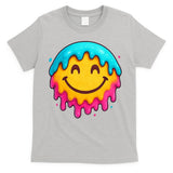 Smile Face Ice-Cream Drip T-Shirt