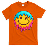 Smile Face Ice-Cream Drip T-Shirt